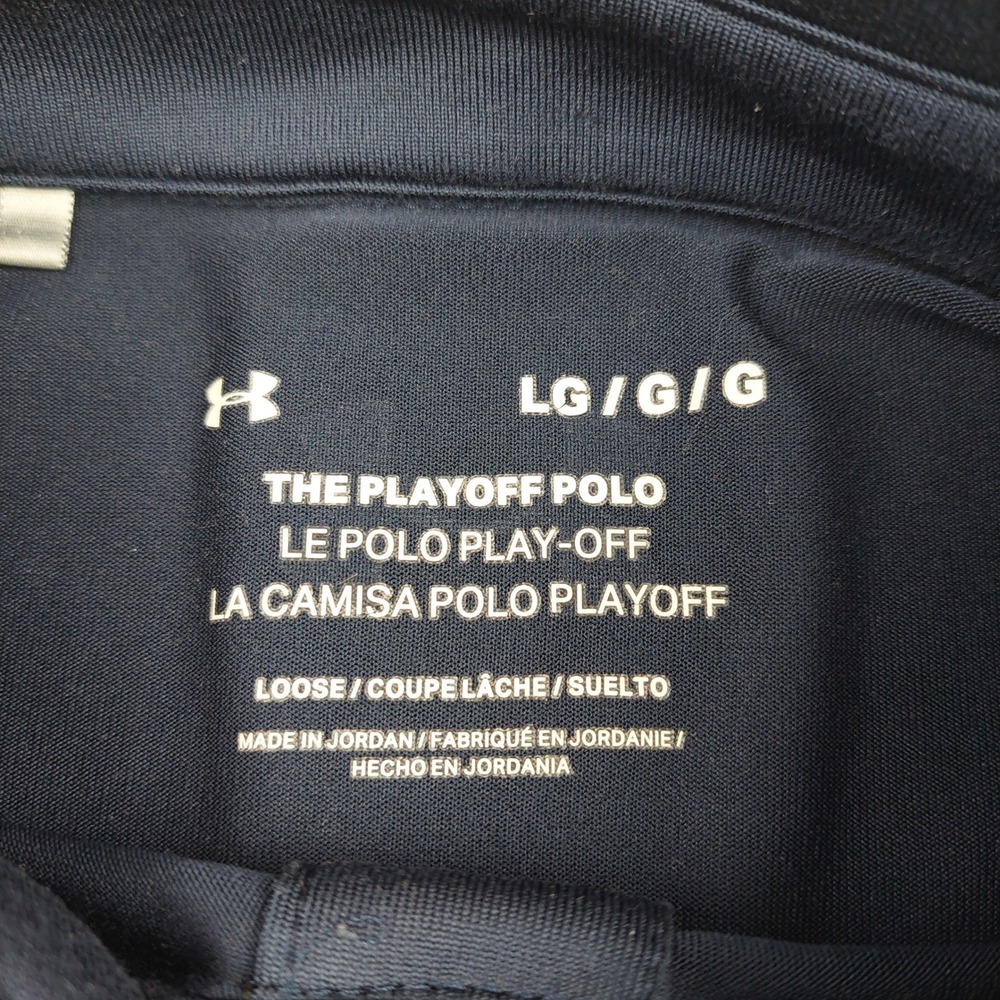 Lot of 2 Under Armour Playoff Polo Shirt Mens Large Golf Performance Stretch - Picture 4 of 10